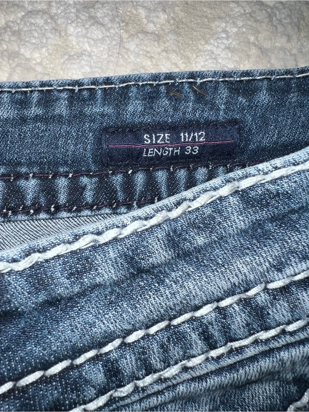 Buckle Vigoss Women’s Blue Boot Cut Jeans! Size 11/12 Length 33. Excellent - Picture 10 of 16